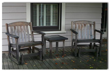 before chairs